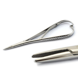 Show details for Dental Mathieu Needle Holder Forceps Serrated Picture of Dental Mathieu Needle Holder Forceps Serrated