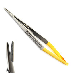 Show details for Castroviejo Needle Holder TC 14cm Picture of Castroviejo Needle Holder TC 14cm