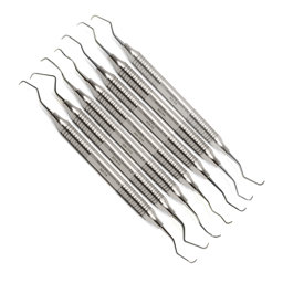 Show details for Dental Gracey Curettes - Set of 7 - Hollow Handle Picture of Dental Gracey Curettes - Set of 7 - Hollow Handle