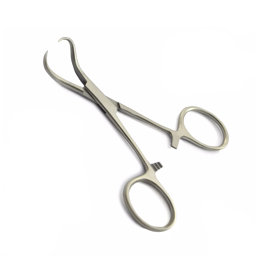 Show details for Backhaus Towel Clamp Forceps 9cm Picture of Backhaus Towel Clamp Forceps 9cm