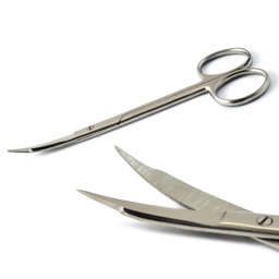 Show details for Surgical Goldman Fox Scissor Curved 13cm Picture of Surgical Goldman Fox Scissor Curved 13cm