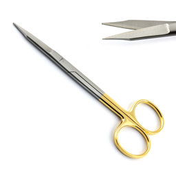Show details for Surgical Goldman Fox Scissor TC Straight 13cm Picture of Surgical Goldman Fox Scissor TC Straight 13cm