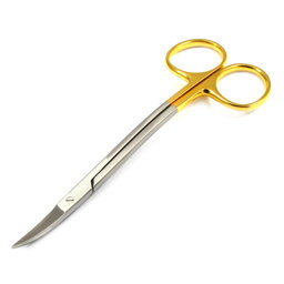 Show details for Surgical TC LaGrange Scissors Curved 11.5cm Picture of Surgical TC LaGrange Scissors Curved 11.5cm