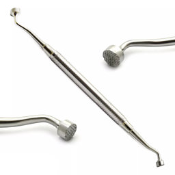 Show details for Dental Bone Compactor Serrated 8mm Picture of Dental Bone Compactor Serrated 8mm