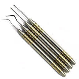 Show details for Dental Periotome Tooth Extraction Instruments Set of 4 Picture of Dental Periotome Tooth Extraction Instruments Set of 4
