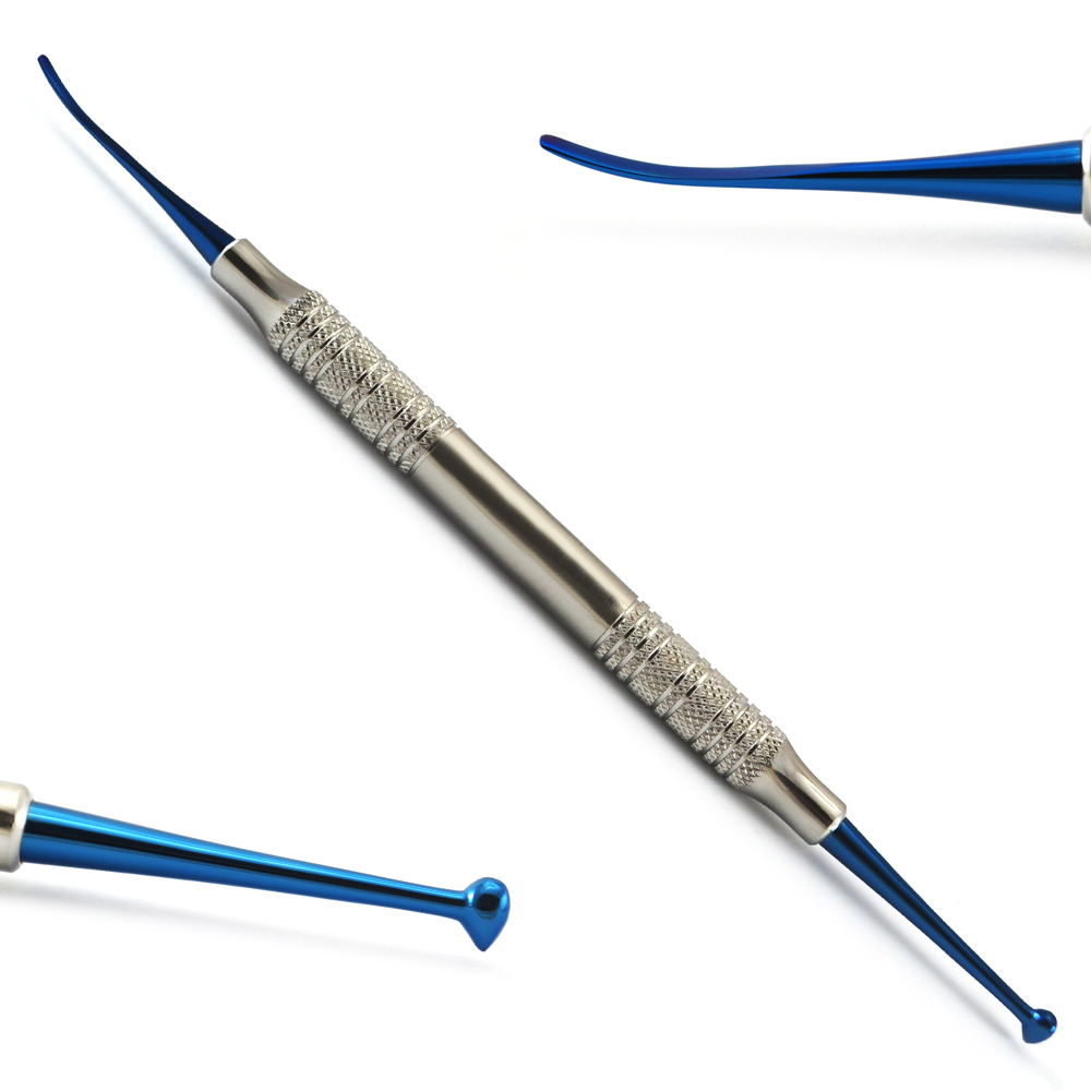 Picture of Dental Beavertail Burnisher Composite Filling Instruments Blue Tips