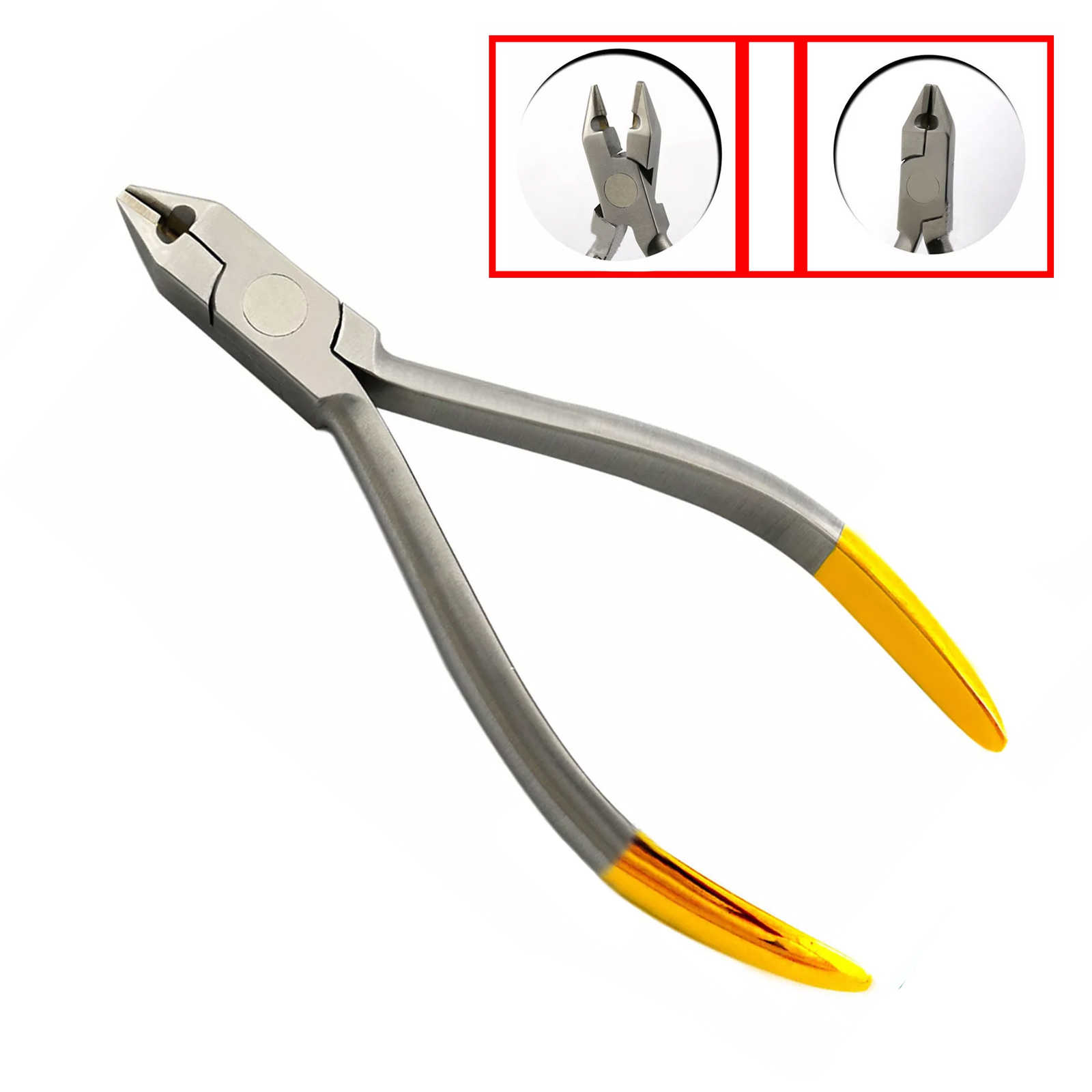 Picture of Dental Orthodontic Bird Beak Plier With Cutter TC