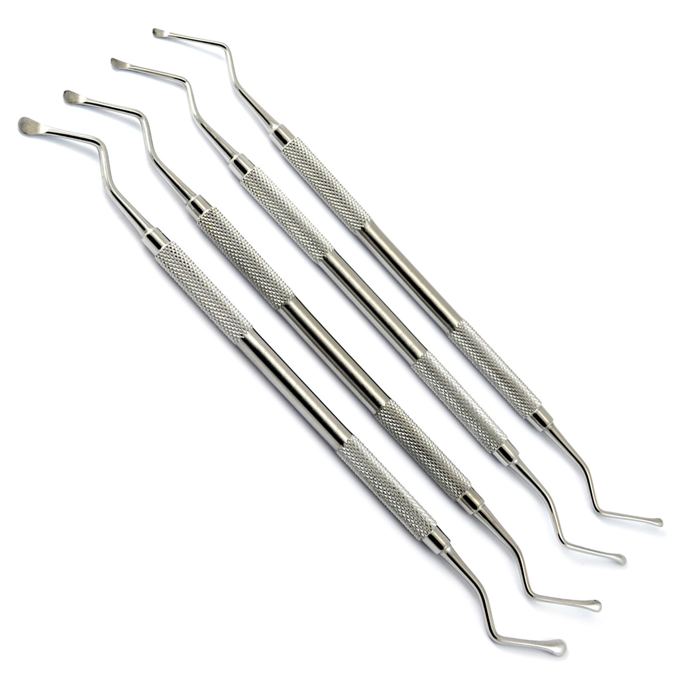 Picture of 4Pcs Set Dental Lucas Bone Curette Surgical Instruments