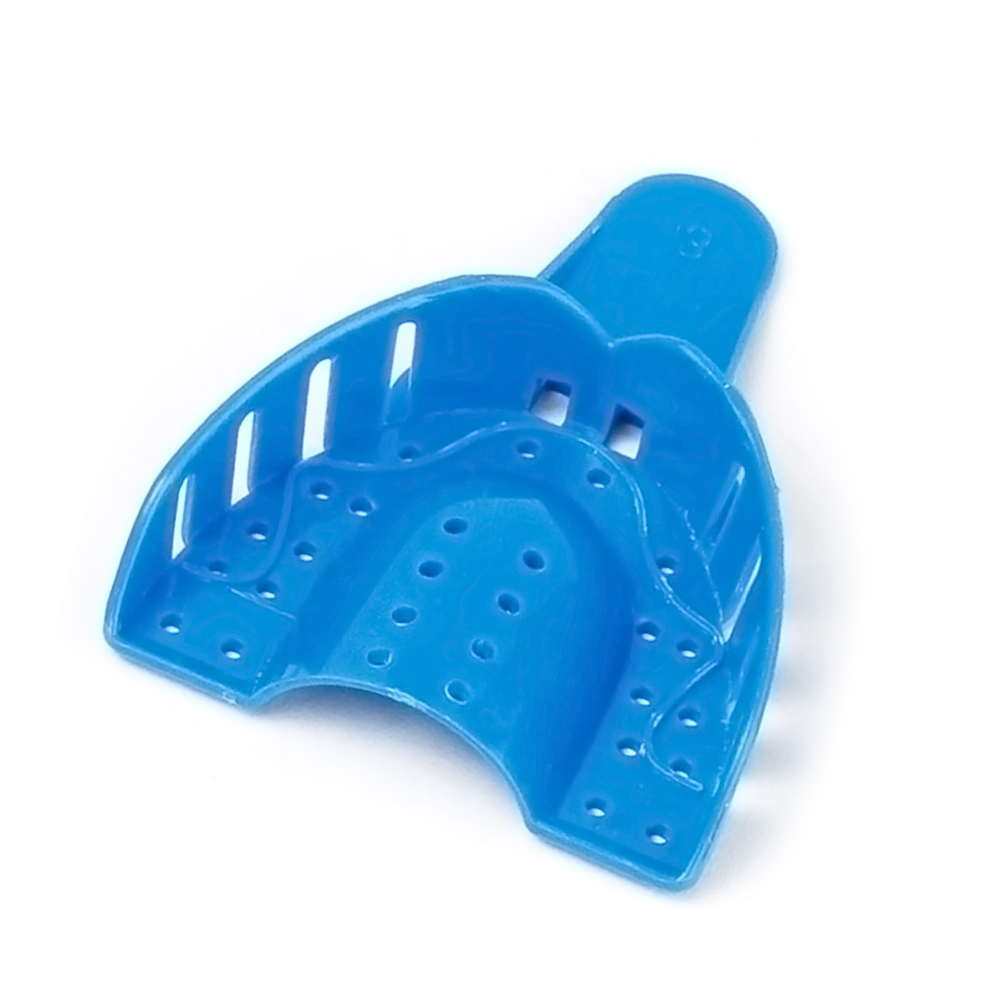 Picture of Dental Impression Tray Upper Medium Plastic Blue