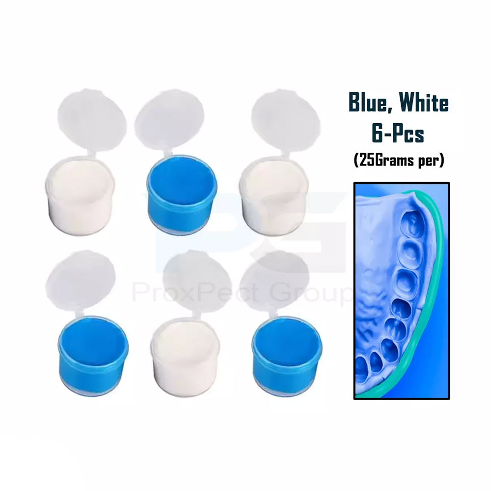 Picture of Dental Impression Putty 25G Blue & White X3 Pairs