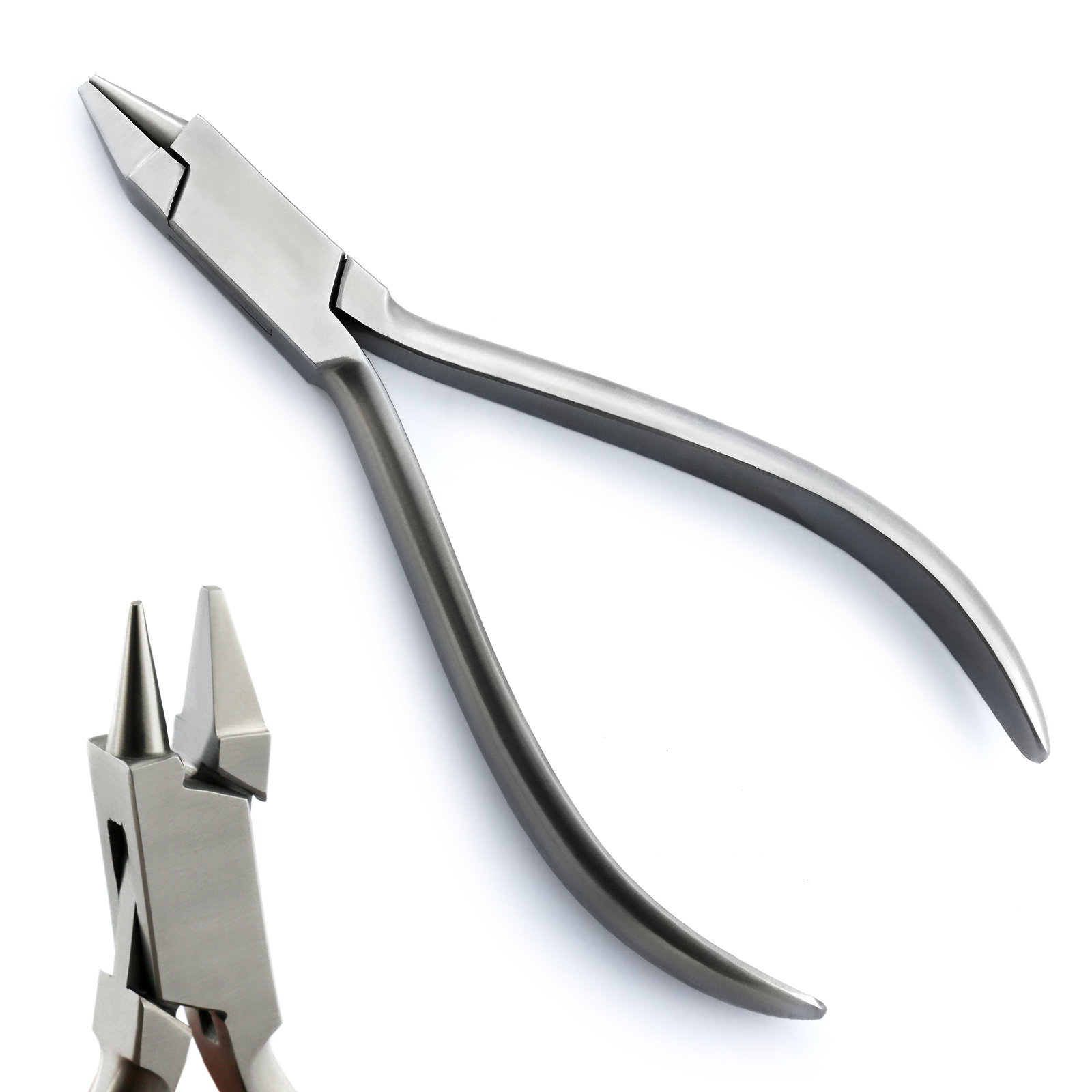 Medentra Dental Orthodontic Step Pliers Set – TC Inserts For 1mm, 0.75mm & 0.50mm Z Bends
