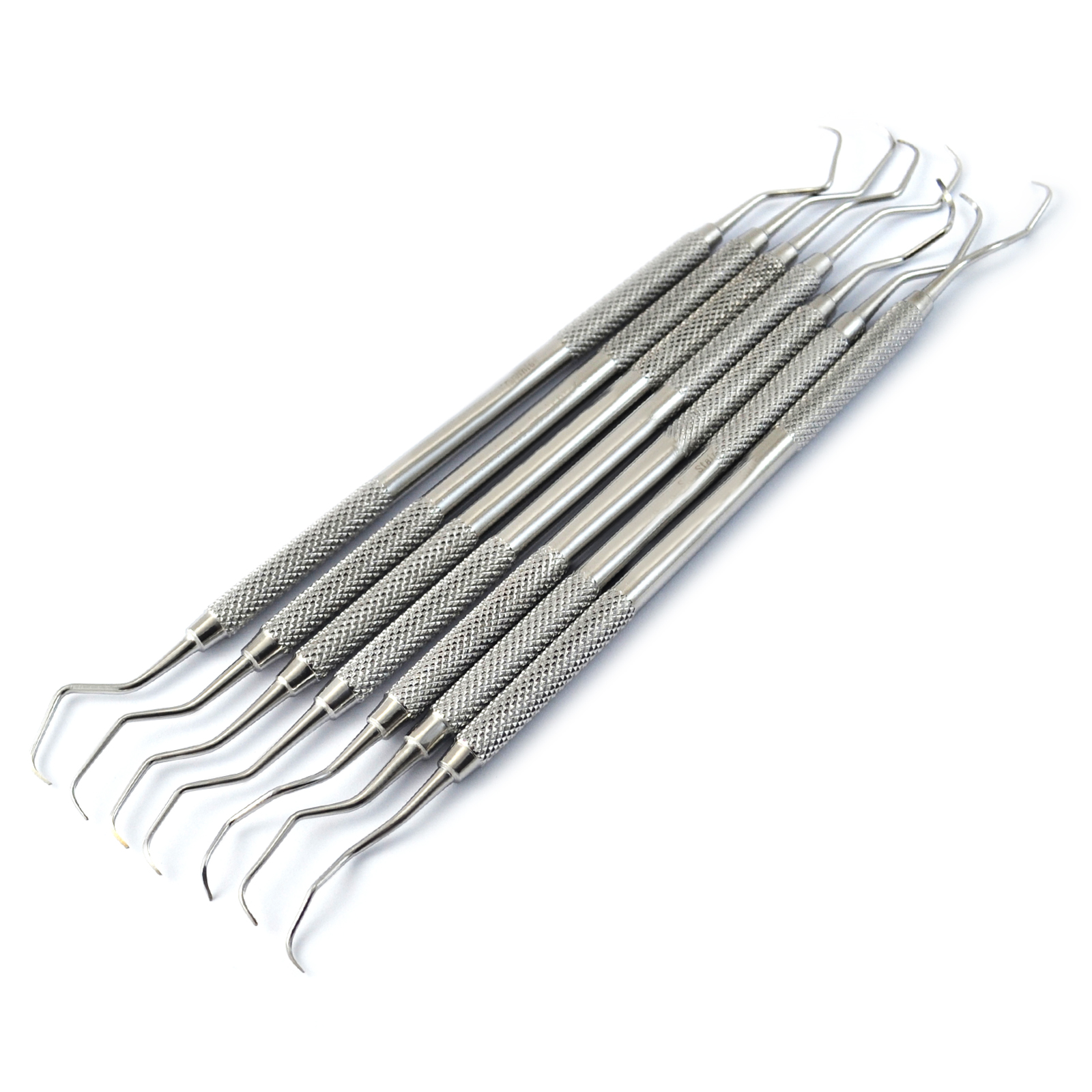 Picture of Dental Gracey Curettes Set of 7 Periodontal Instruments